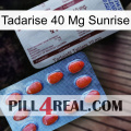 Tadarise 40 Mg Sunrise 36